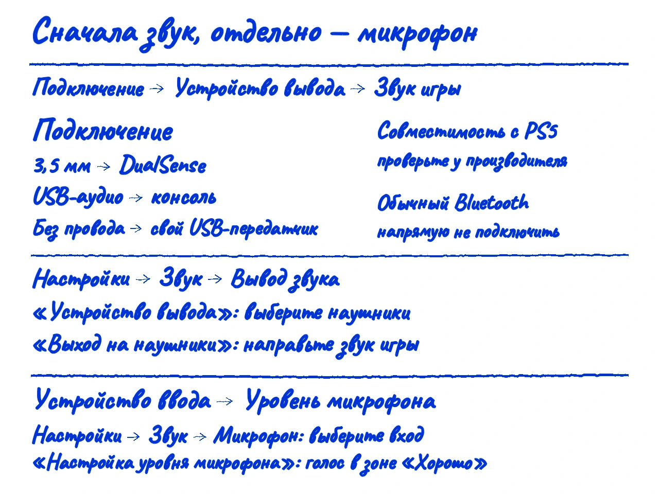 Проверка подключения наушников: способ связи, устройство вывода, звук игры и отдельный вход микрофона